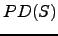 $PD(S)$