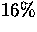 $16\%$